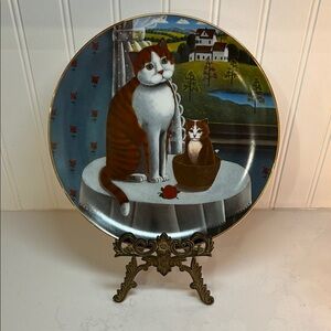 Vintage 1981 Steven Klein "Eyes of the Seasons" Collector Plates Spring & Summer